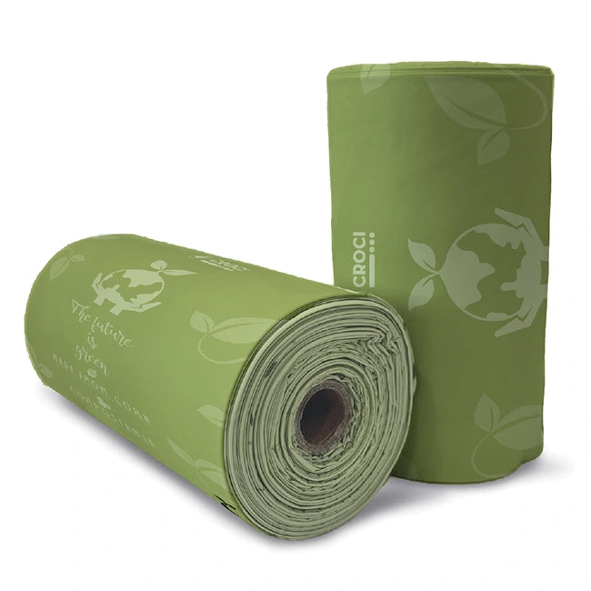 croci-eco-dog-bags-sac-chien-compostable-60-sacs-colo image 2