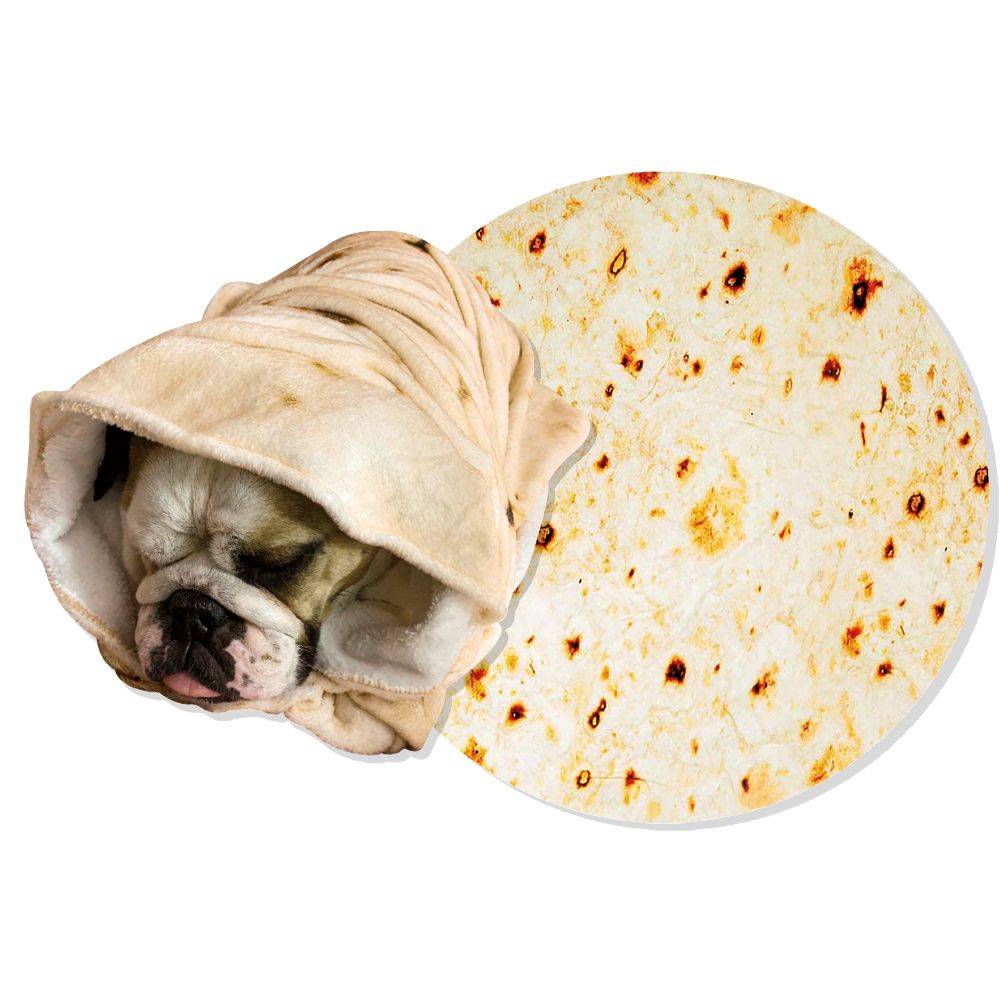 croci-burrito-couverture-chien-chat-120x120-cm-polaire image 1