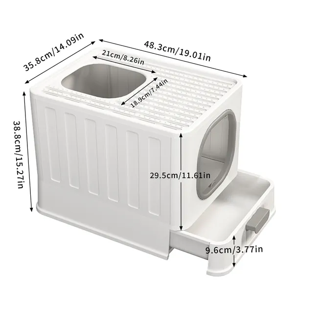 bingopaw-bac-liti-re-chat-ferm-xxl-anti-odeur-48-cm image 1