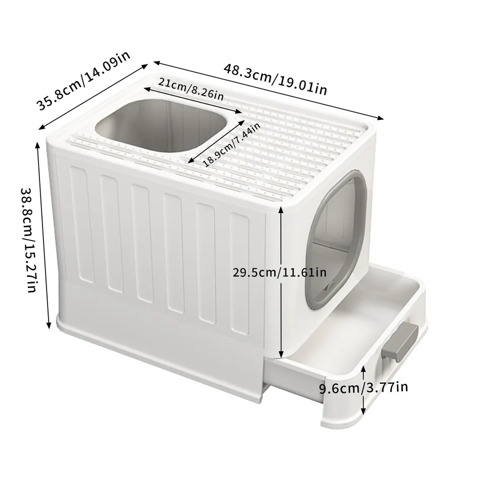 bingopaw-bac-liti-re-chat-ferm-xxl-anti-odeur-48-cm image 1