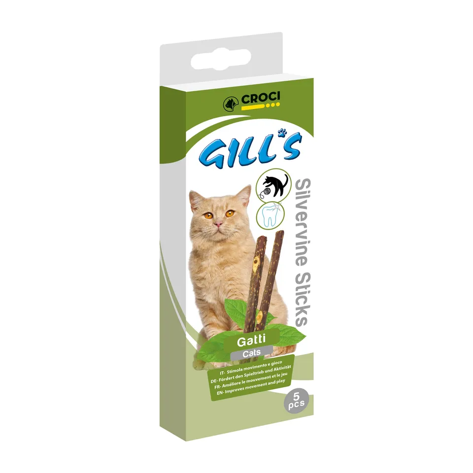 croci-gill-s-silvervine-b-tonnets-chat-matatabi-dents image 1