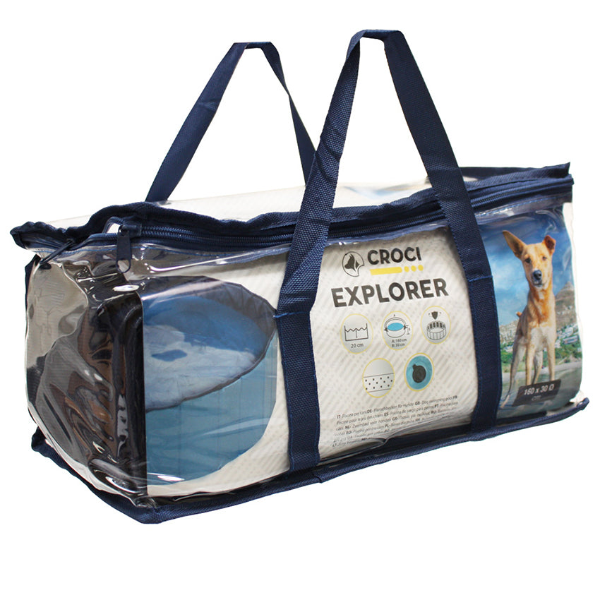 croci-explorer-piscine-chien-120x30-cm-bleue-rigide image 6