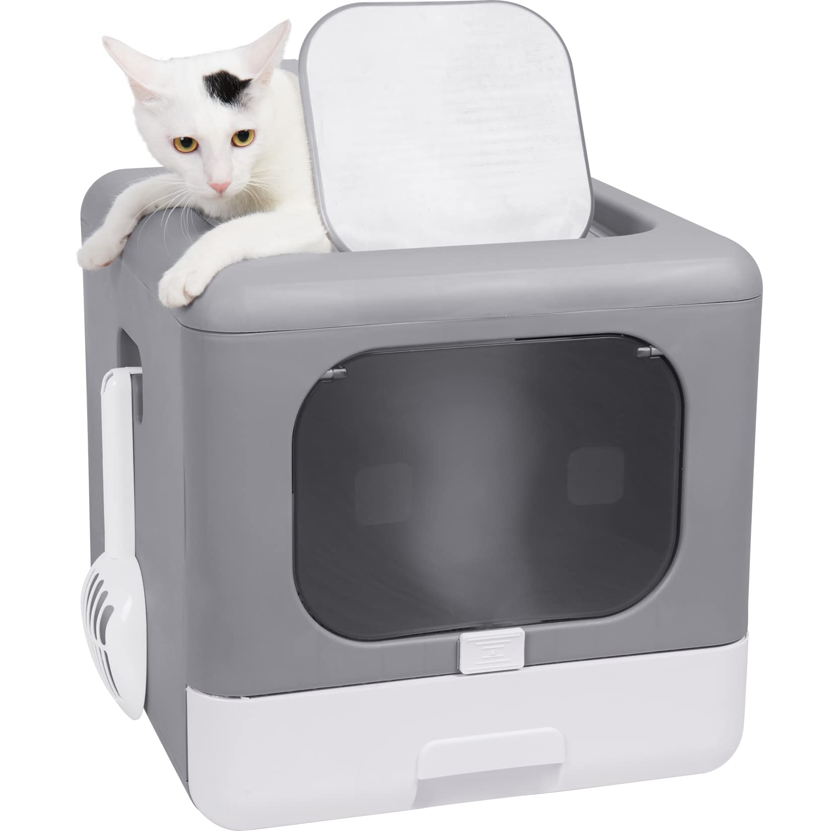 bingopaw-liti-re-chat-ferm-e-43x40-5cm-anti-odeur image 8