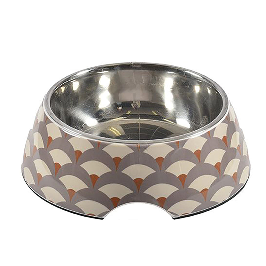croci-bobby-geisha-gamelle-inox-chien-chat-bleue-450-ml image 3