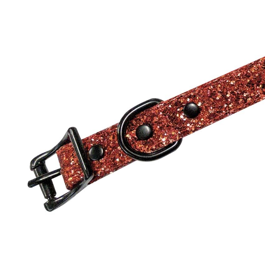 croci-redmania-collier-chien-no-l-rouge-paillettes-32-50-cm image 2