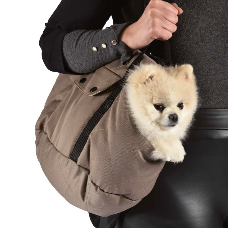croci-bobby-promenade-sac-transport-chien-marron-50x32x30-cm image 5