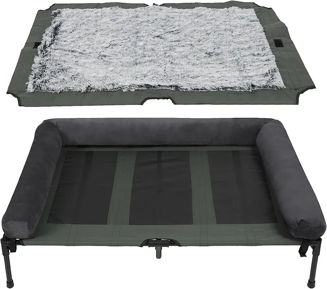 bingopaw-dog-bed-lit-sur-lev-chien-xxl-130-cm-gris image 1