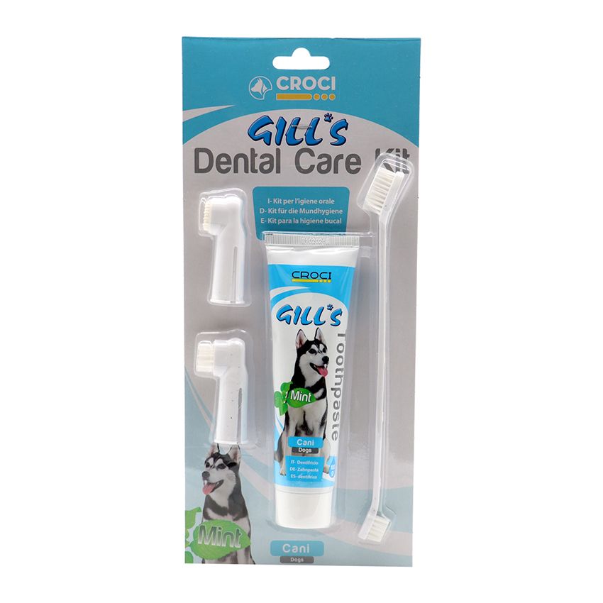 croci-gill-s-kit-dental-care-dentifrice-chien-menthe-100-ml image 1