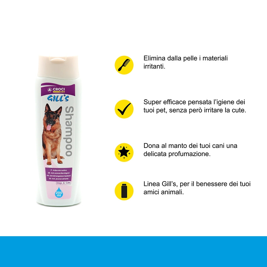 croci-gill-s-shampoing-chien-apaisant-200-ml-peau image 2
