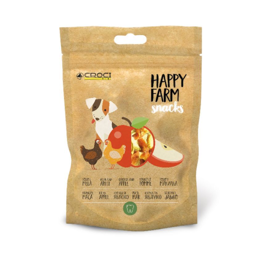 croci-happy-farm-snack-chien-poulet-pomme-80-g image 1