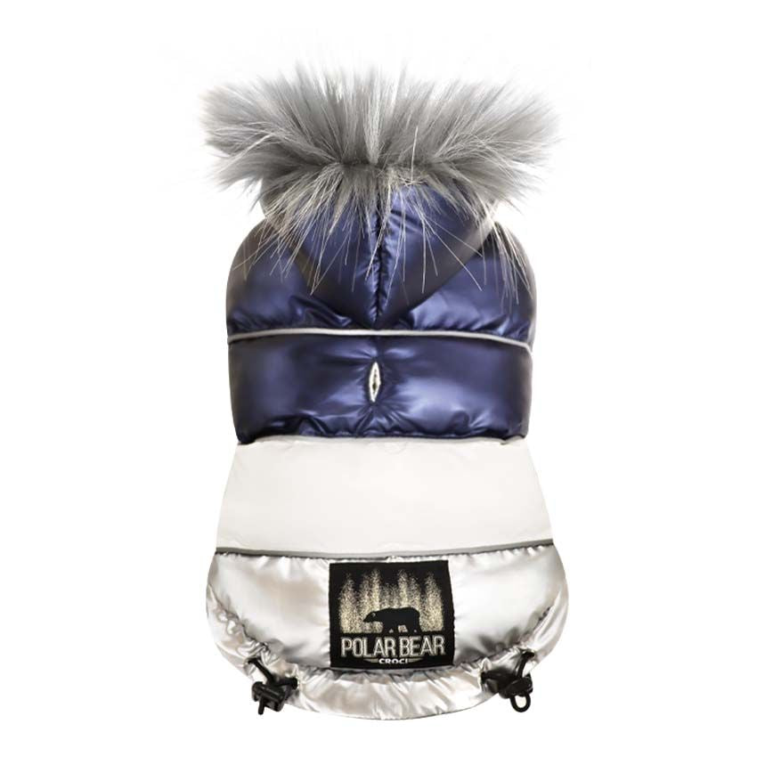 croci-polar-bear-manteau-chien-bleu-40-cm-imperm-able image 3