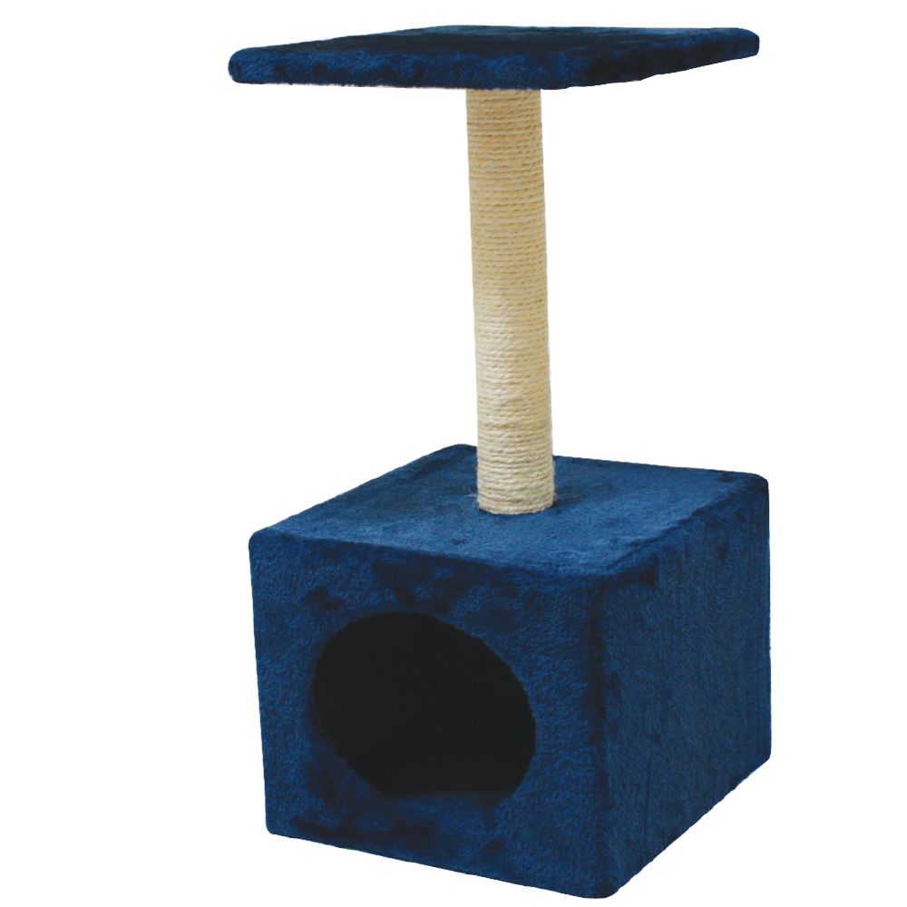croci-hamburg-griffoir-chat-gris-30x30x55-cm-sisal image 1
