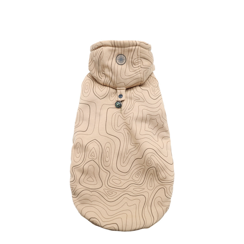 croci-treasure-map-sweat-chien-capuche-40-cm image 1