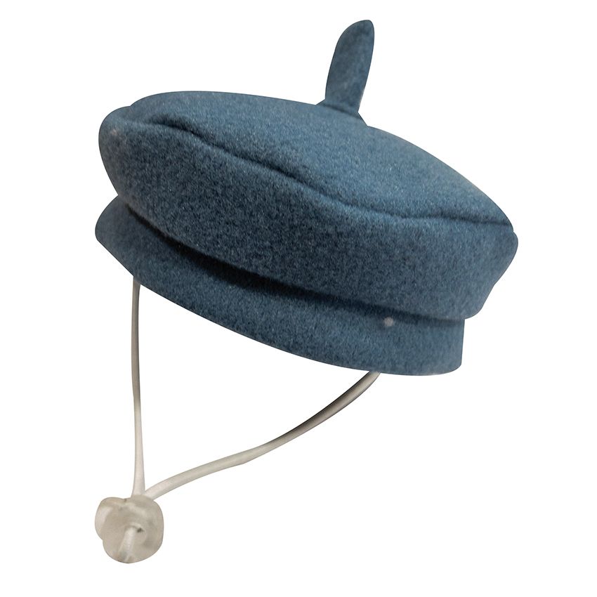 croci-boho-chapeau-chien-feutre-bleu-r-glable-8-cm image 3
