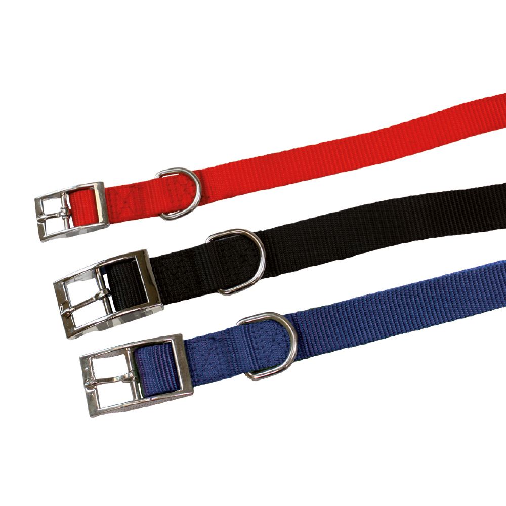 croci-nylon-collier-chien-nylon-bleu-1-x-33-cm-r-glable image 2