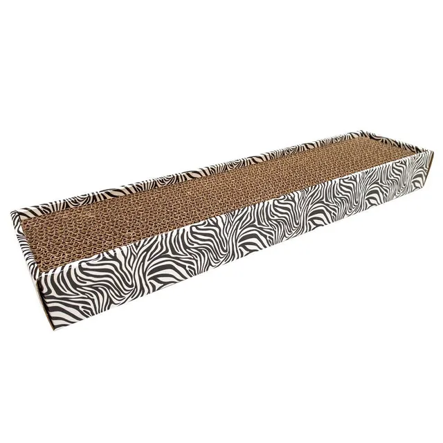 croci-homedecor-animalier-griffoir-chat-carton-l-opard image 1