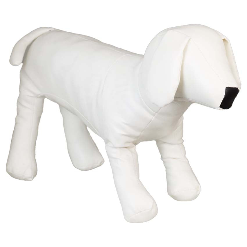 croci-mannequin-chien-simili-cuir-blanc-30-cm image 5