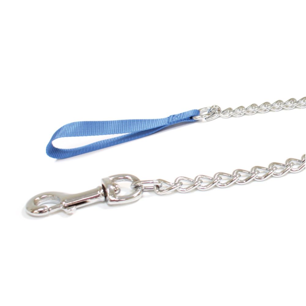 croci-laisse-chien-nylon-cha-ne-bleue-1-m-x-2-cm image 1