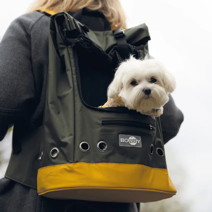croci-bobby-sac-dos-transport-chien-kaki-8-kg image 1