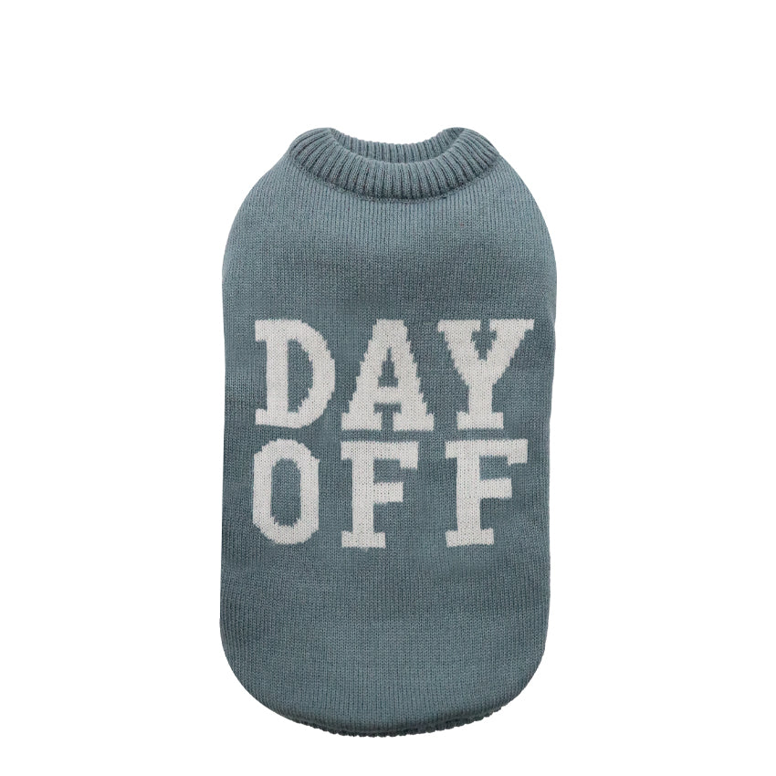 croci-day-off-pull-chien-gris-35-cm-chaud-jacquard image 2