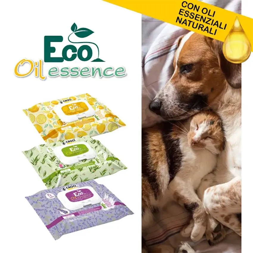 croci-lingettes-bambou-chien-chat-g-ranium-eucalyptus-15-pcs image 1