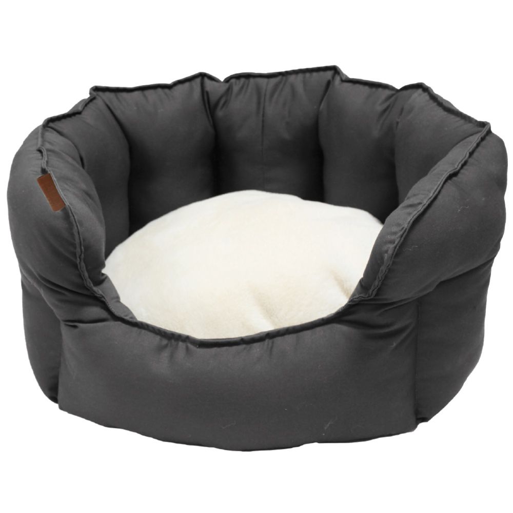 croci-revenant-ellipse-niche-chien-gris-imperm-able-80x66x33-cm-d-houssable image 1