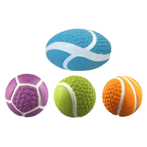 croci-balle-chien-latex-fluo-assortie-7-5-10-cm image 1