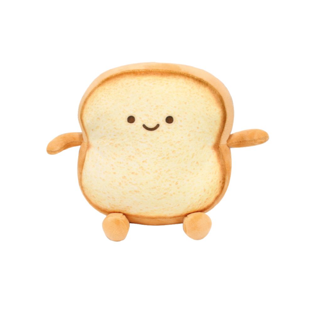 croci-toast-coussin-animal-peluche-doux-40x40x18-cm image 3