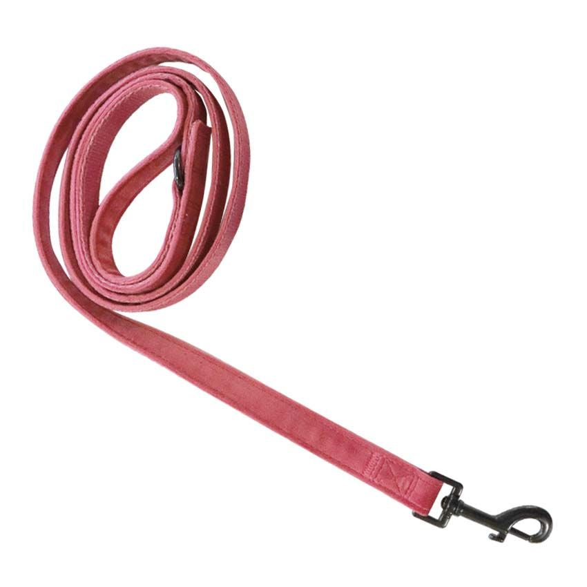 croci-velour-laisse-chien-velours-rose-150-cm image 2