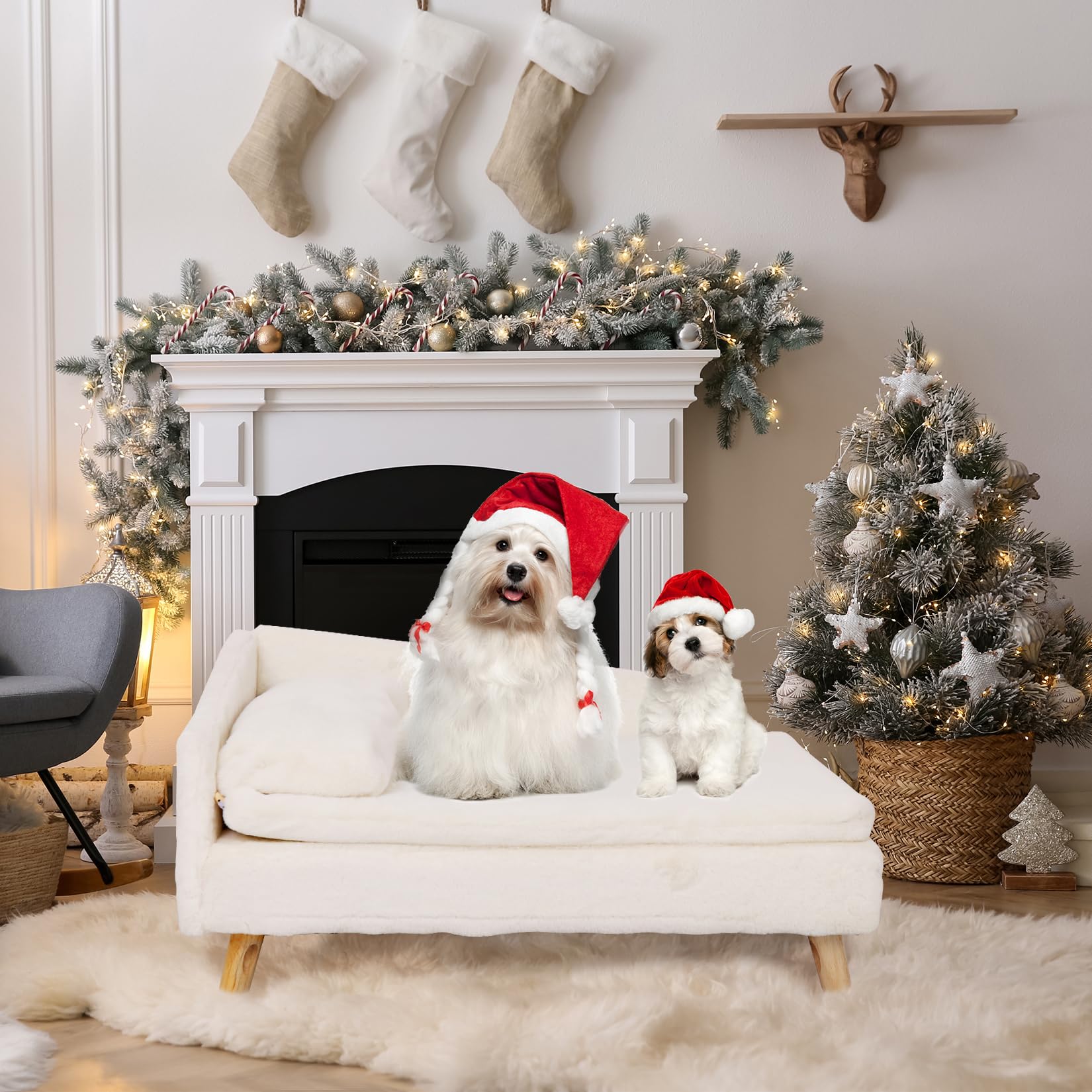 bingopaw-pet-sofa-canap-chien-sur-lev-70-5cm-gris image 8