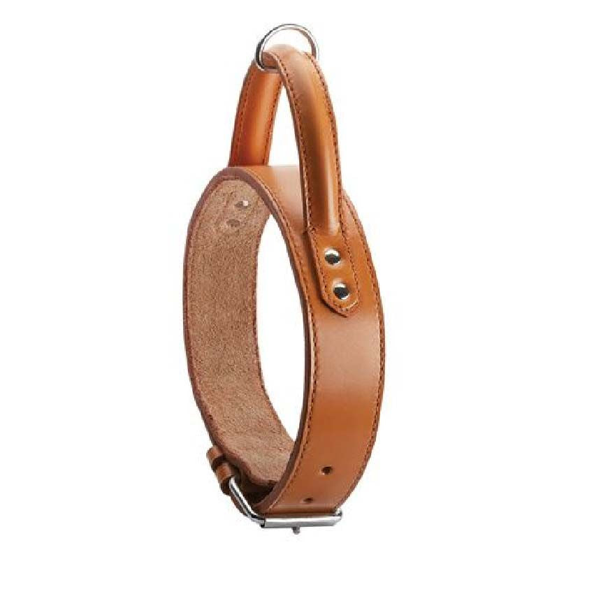 croci-bobby-bombee-collier-chien-cuir-marron-88-cm image 4