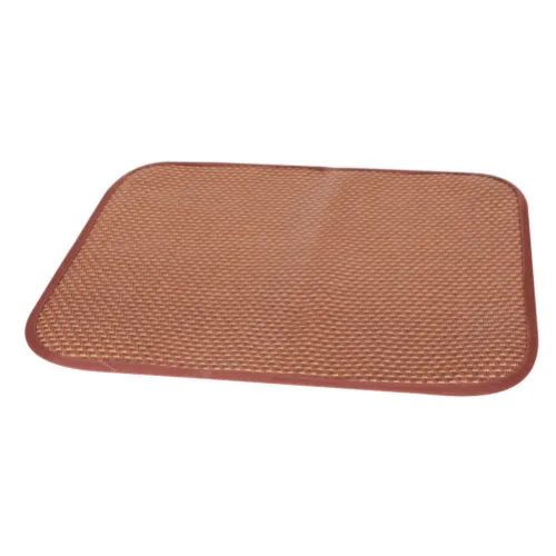 croci-chic-mat-tapis-gamelle-rotin-chien-et-chat image 1