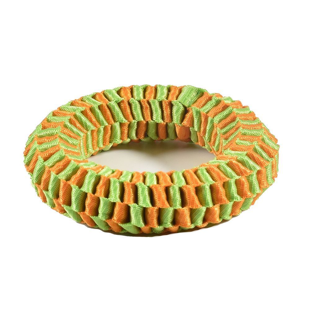 croci-bobby-jouet-chien-anneau-corde-orange-resistant image 2
