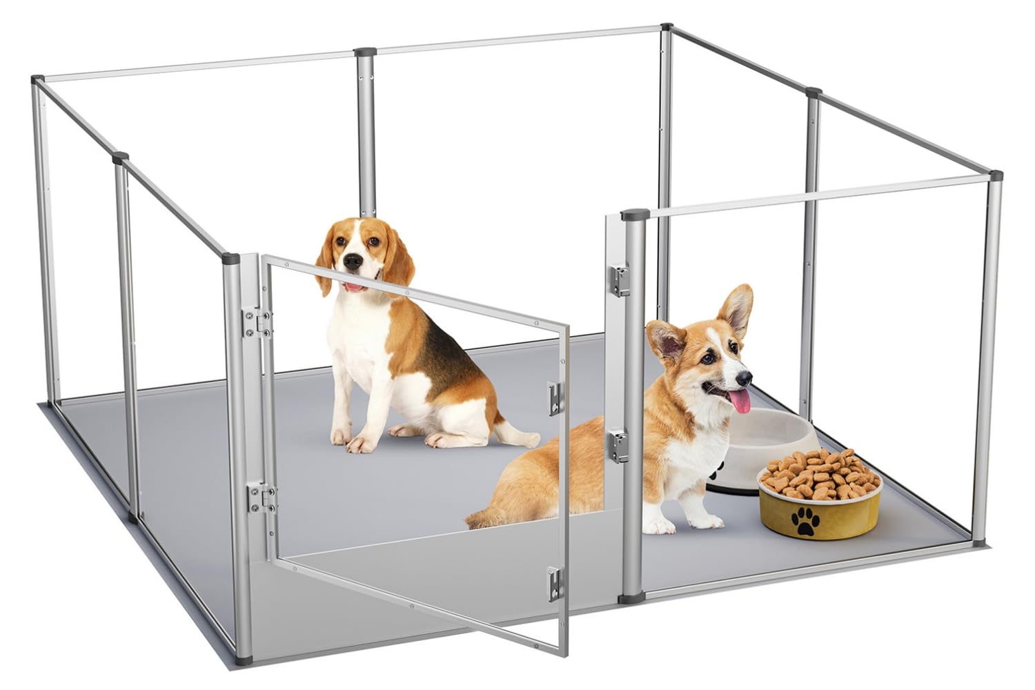 bingopaw-playpen-parc-chien-120x120x61cm-acrylique image 3