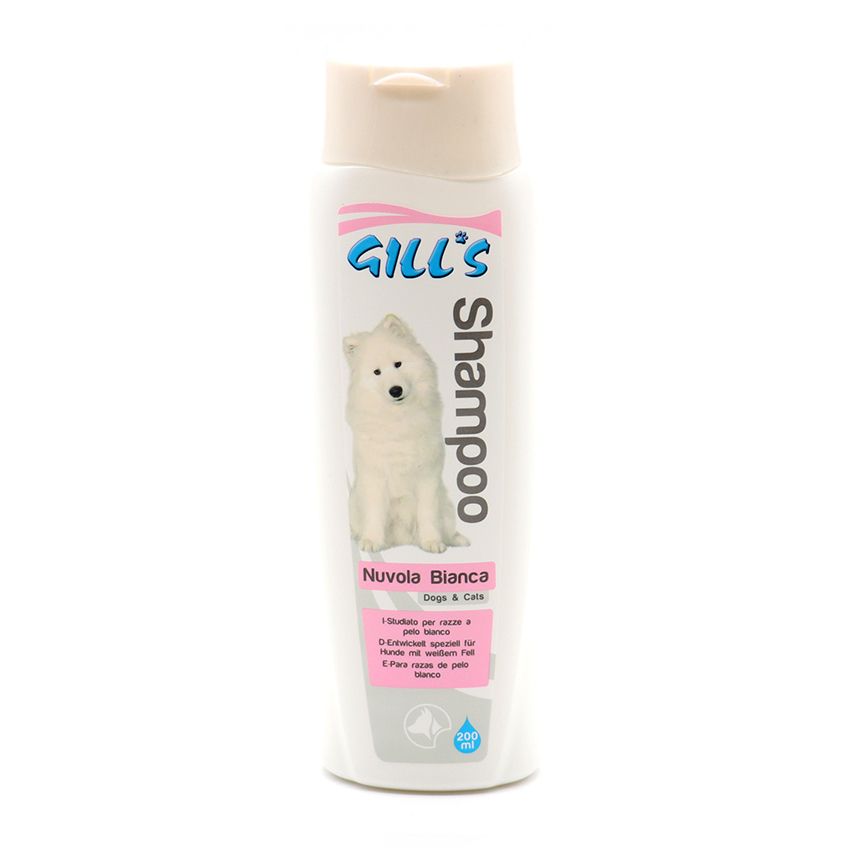 croci-gill-s-nuvola-bianca-shampooing-chien-200-ml-poils-blancs image 1