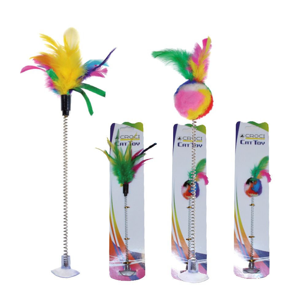 croci-jouet-chat-ventouse-sujets-assortis image 1