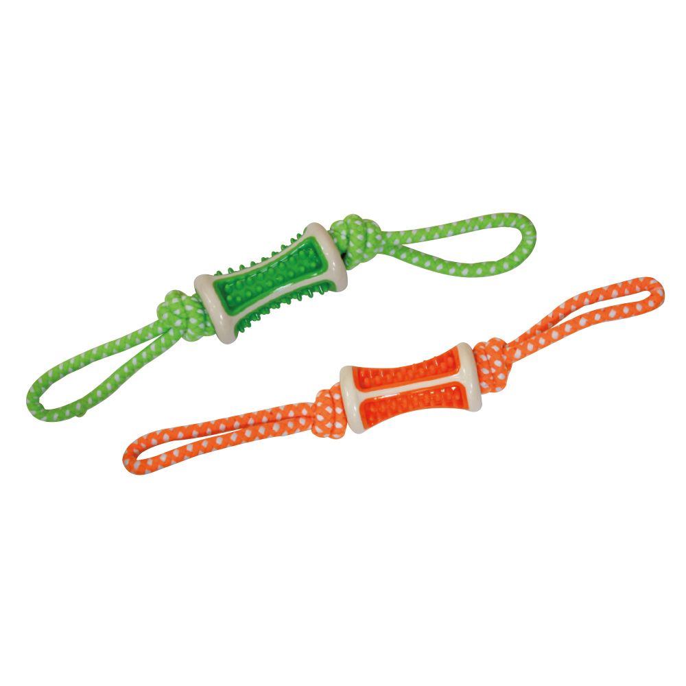 croci-blasting-corde-jouet-pour-chien-vert-41-cm-rouleau-tpr image 2
