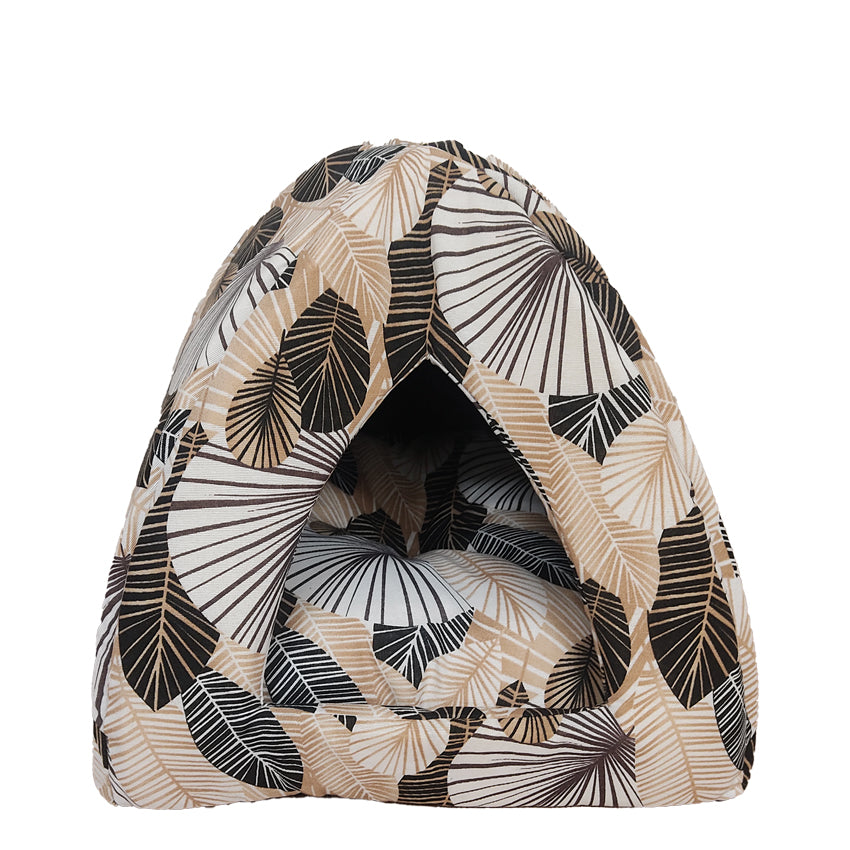 croci-pyramid-maison-chat-niche-coussin-43x43-cm image 3