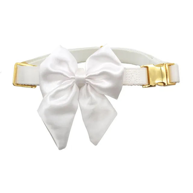 croci-ceremony-bride-collier-chien-satin-n-ud-28-44-cm image 1