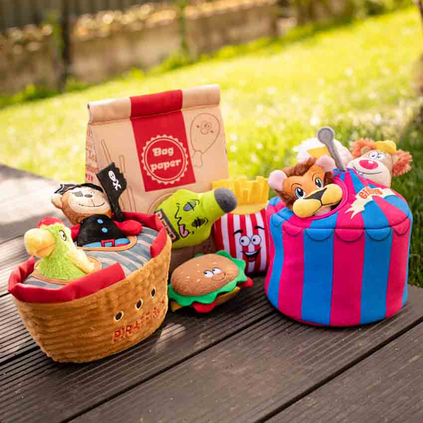 croci-hide-seek-peluche-chien-interactive-pirate-25x12x13 image 2