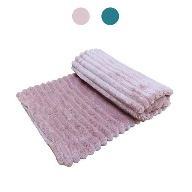 croci-supersoft-hyg-couverture-chien-rose-100x70-cm image 1