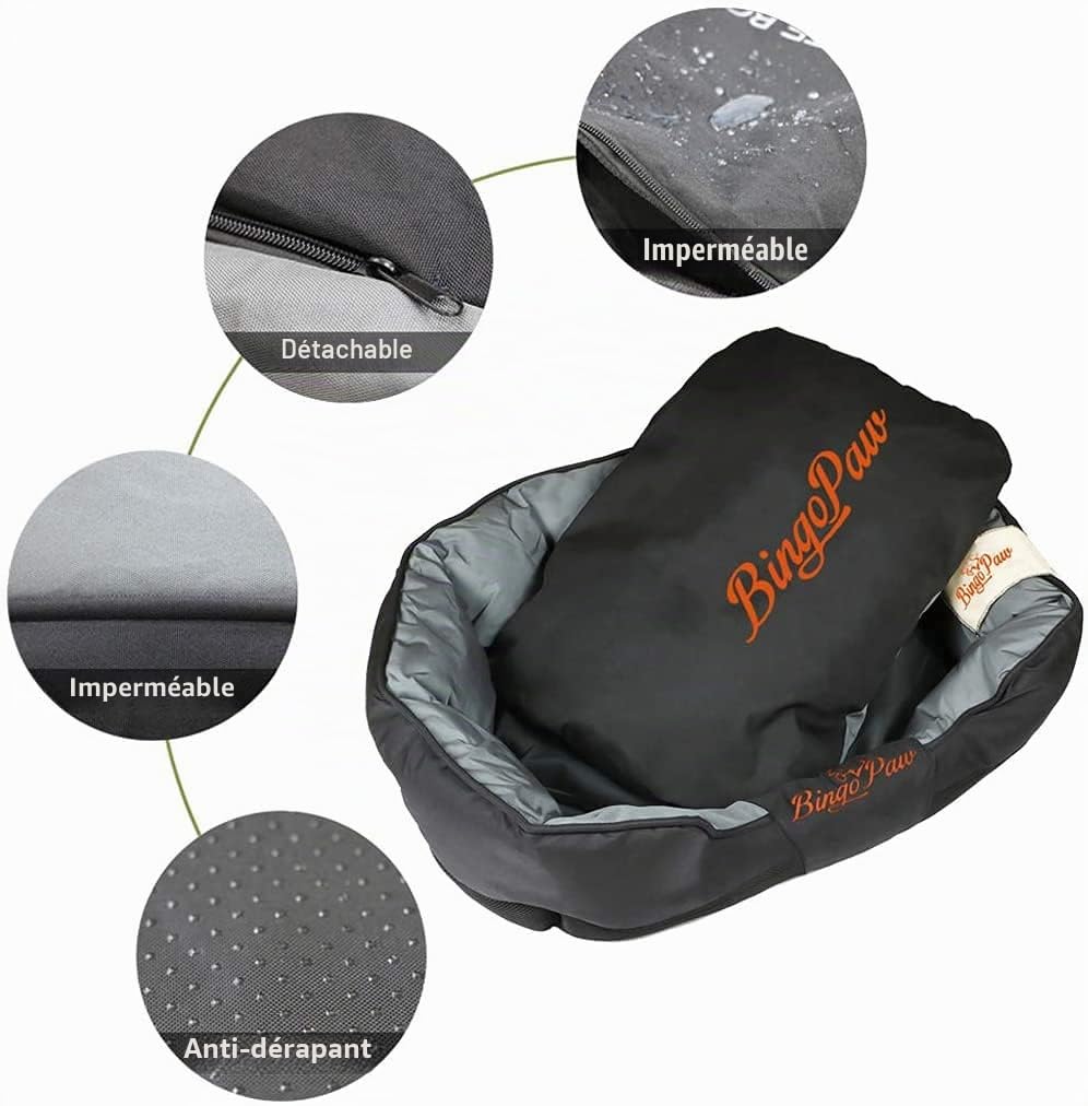 bingopaw-dog-bed-panier-chien-xxl-130x90cm-d-houssable-imperm-able image 2