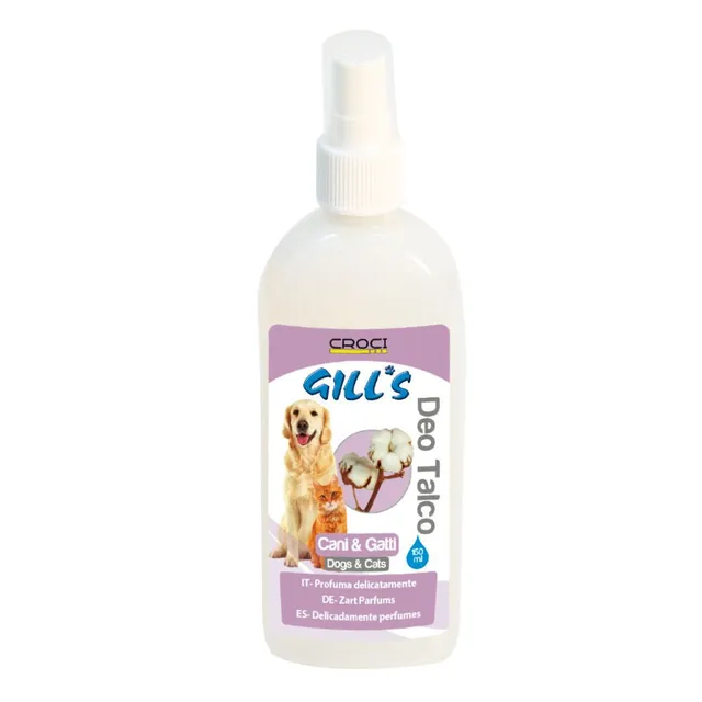 croci-gill-s-d-odorant-talc-chien-chat-spray-150-ml image 1
