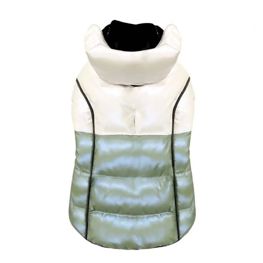 croci-pearly-dream-veste-chien-imperm-able-verte-40-cm image 1