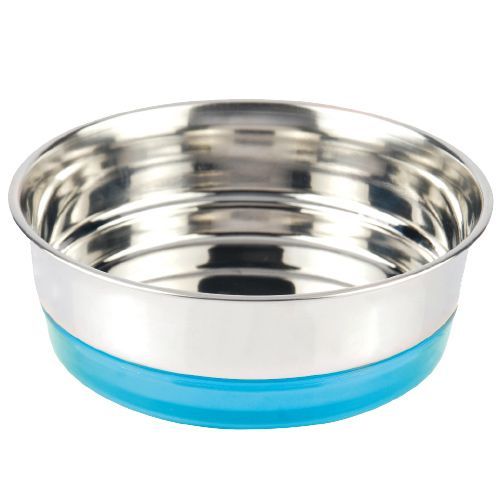 croci-fluo-gamelle-inox-chien-chat-470-ml-bleue image 6