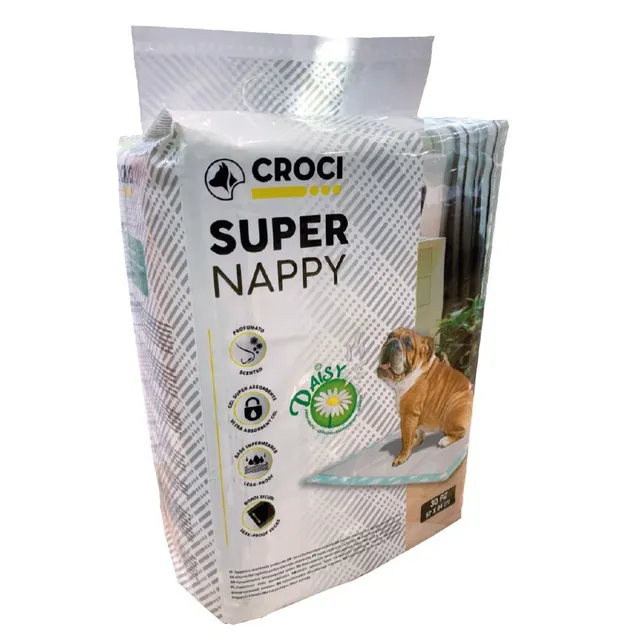 croci-super-nappy-daisy-tapis-chien-57x54-cm-lot-30 image 1