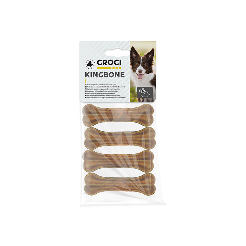 croci-king-bone-os-chien-cuir-12-cm-2-pi-ces-60-g-dentaire image 3