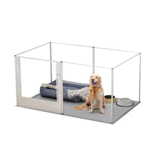 bingopaw-playpen-parc-chien-acrylique-163x102-5x80cm image 1