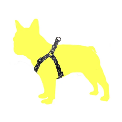 croci-banana-harnais-chien-nylon-jaune-56-81-cm image 1