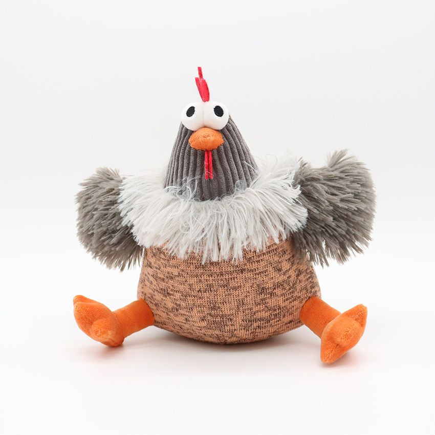 croci-lola-peluche-pour-chien-poule-15-cm-avec-couineur image 4